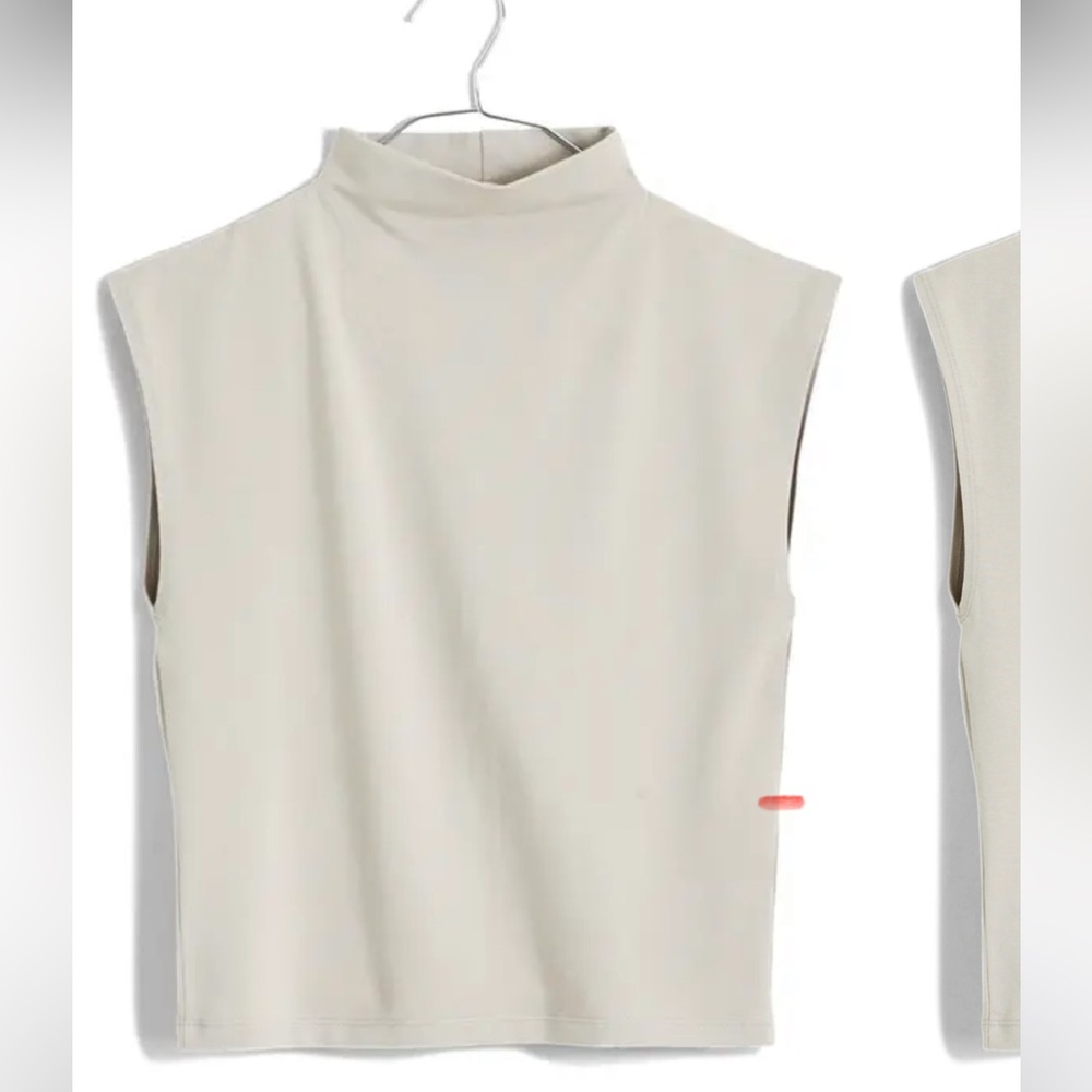 Madewell Cropped Funnelneck Tank